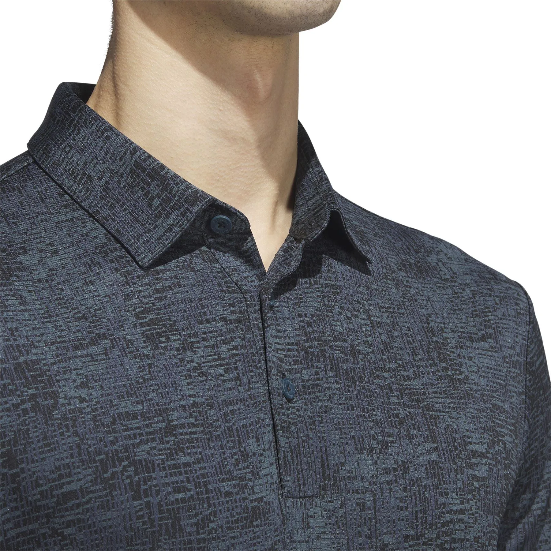 Aerial Jacquard Polo Artic Night - AW23