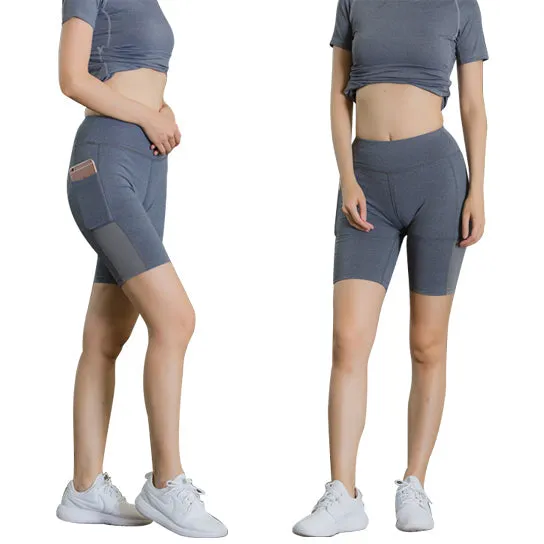 All Seasons Yoga Shorts with Phone Pocket