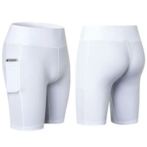 All Seasons Yoga Shorts with Phone Pocket