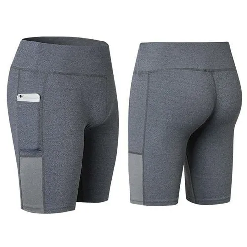 All Seasons Yoga Shorts with Phone Pocket