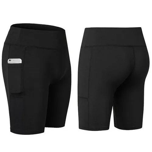 All Seasons Yoga Shorts with Phone Pocket