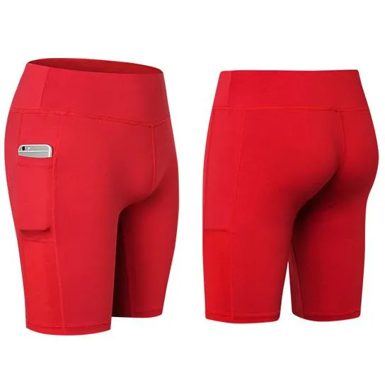 All Seasons Yoga Shorts with Phone Pocket