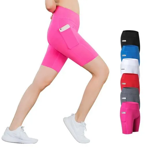 All Seasons Yoga Shorts with Phone Pocket