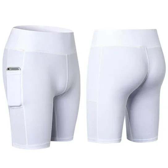 All Seasons Yoga Shorts with Phone Pocket