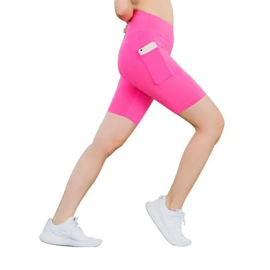 All Seasons Yoga Shorts with Phone Pocket