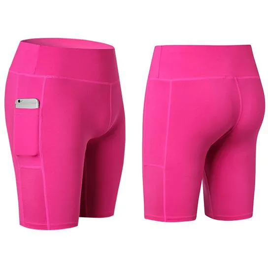All Seasons Yoga Shorts with Phone Pocket