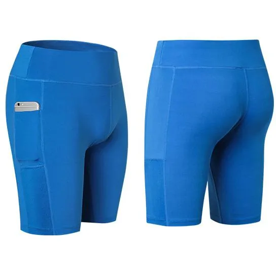 All Seasons Yoga Shorts with Phone Pocket