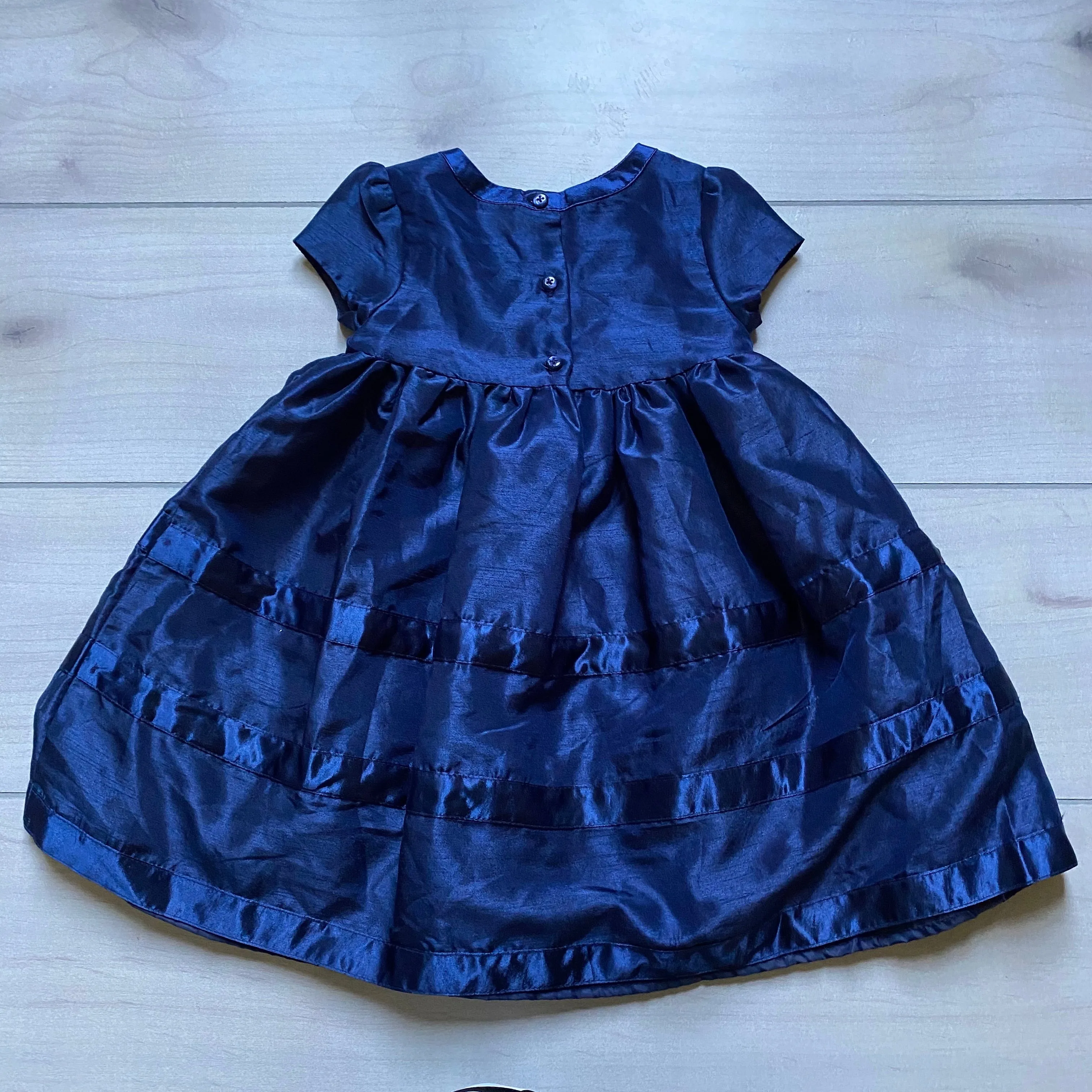 Gymboree Navy Blue Polyester Dress