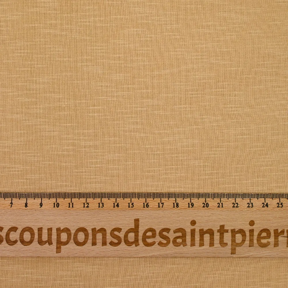 Jersey polyester flammé beige