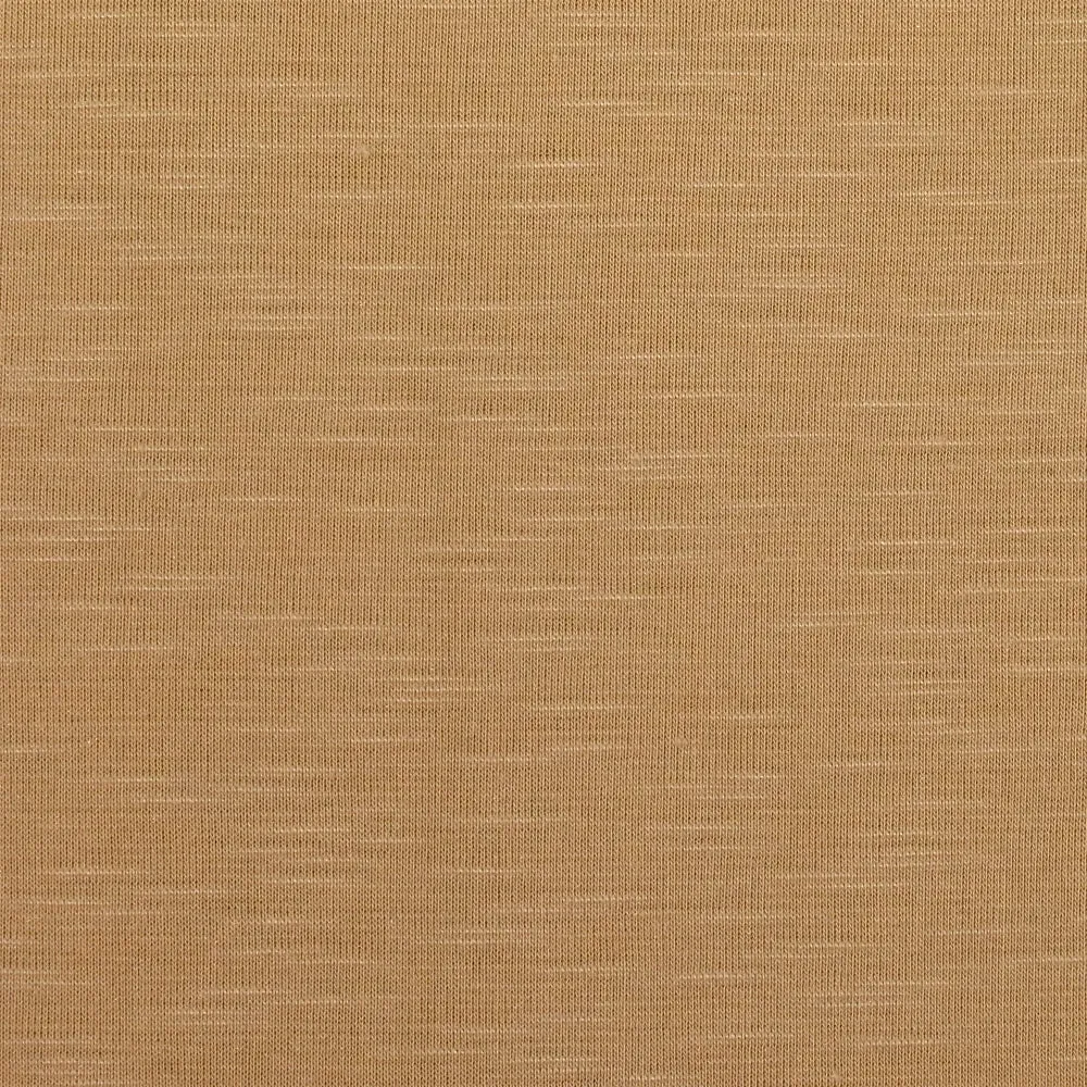 Jersey polyester flammé beige
