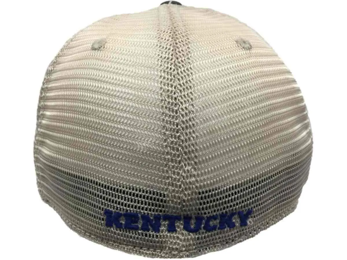 Kentucky Wildcats TOW Gray United Mesh Backed Flexfit One Fit Slouch Hat Cap