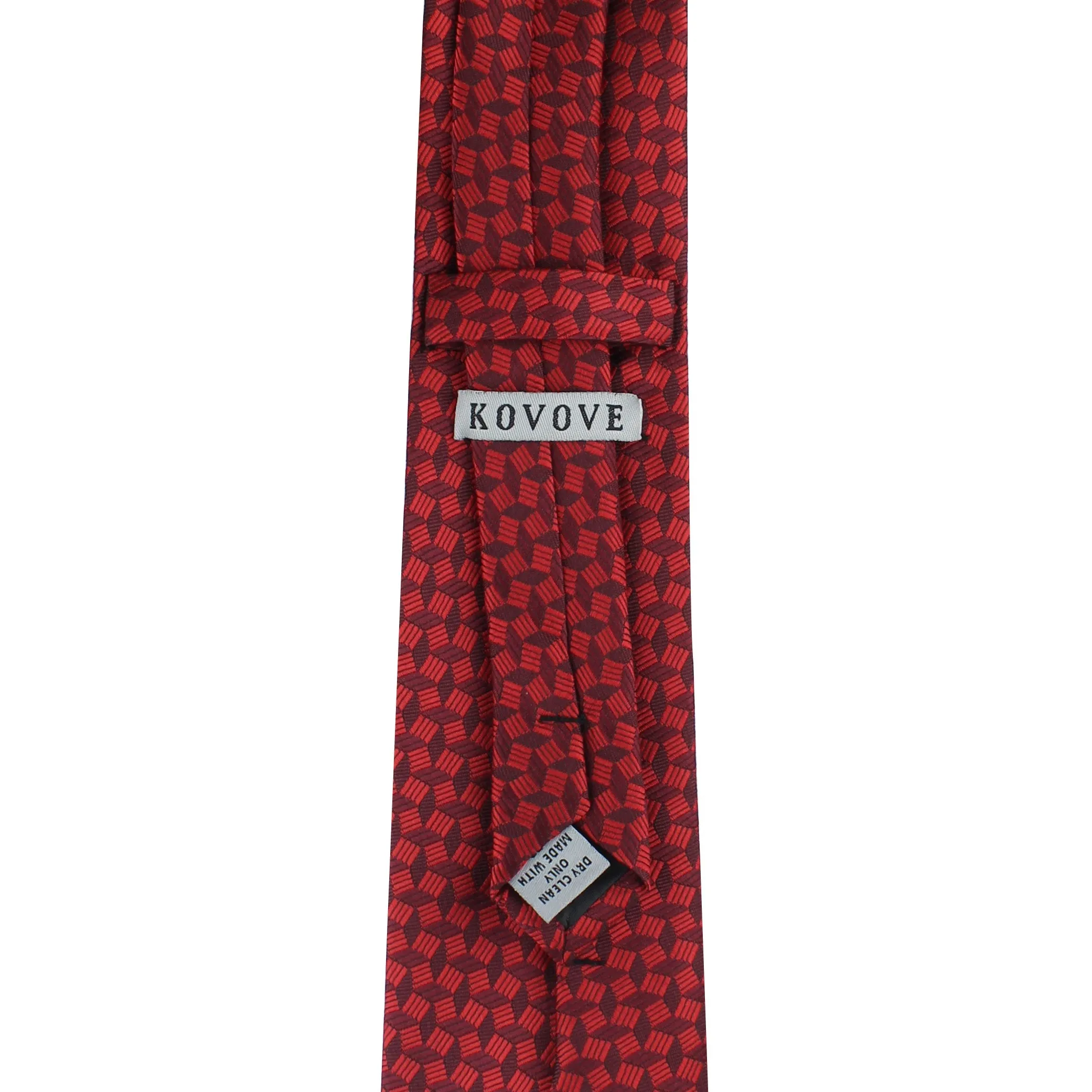 Kovove The Abstractzoid Red Necktie For Men