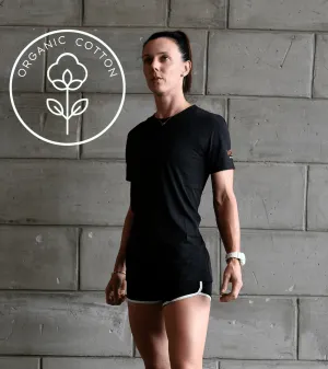 Organic Black Cotton Tshirt ( Gots Certified Fabric )