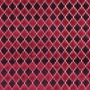 Schumacher Marrakesh Velvet Black Cherry Fabric