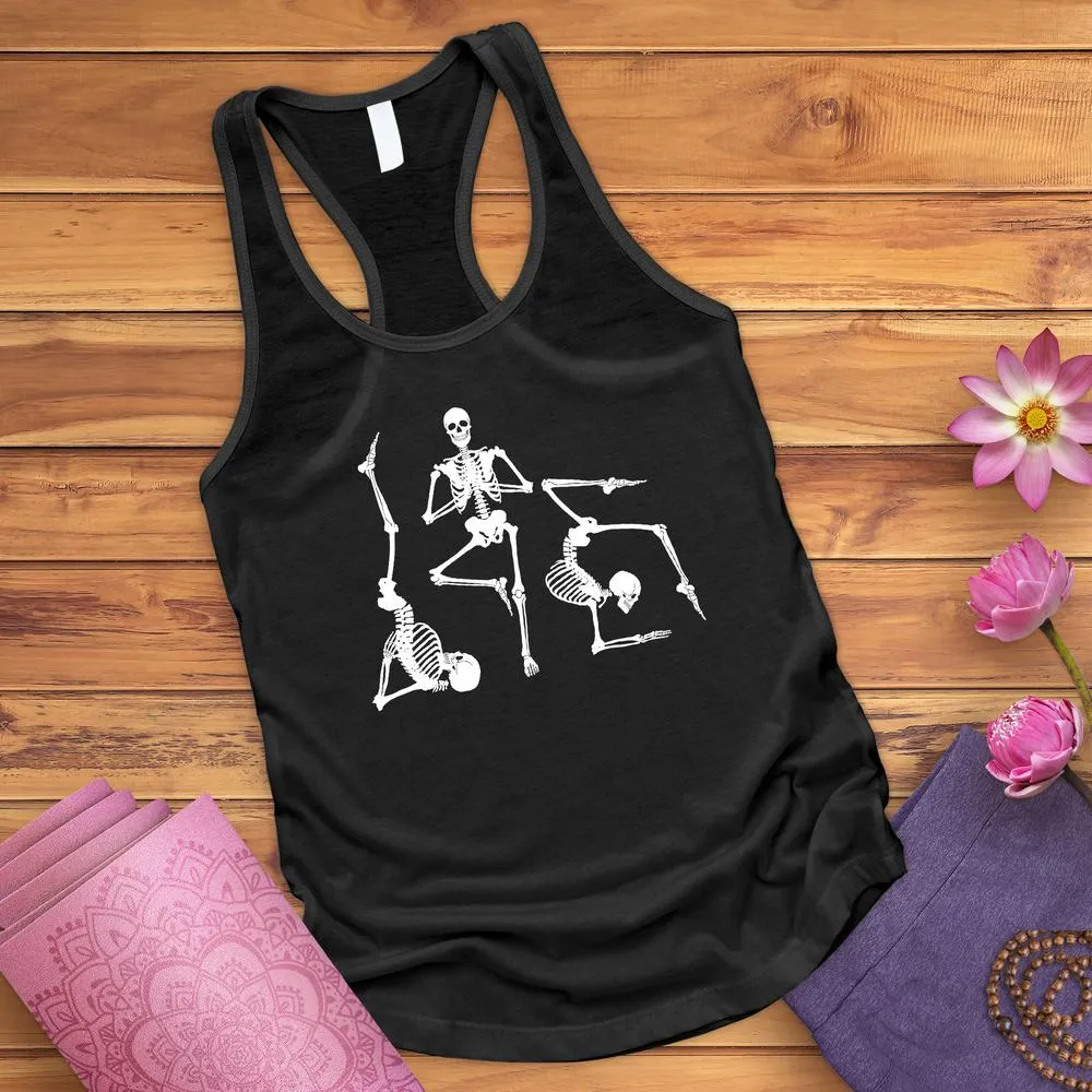 Skeleton Yoga Tank Top