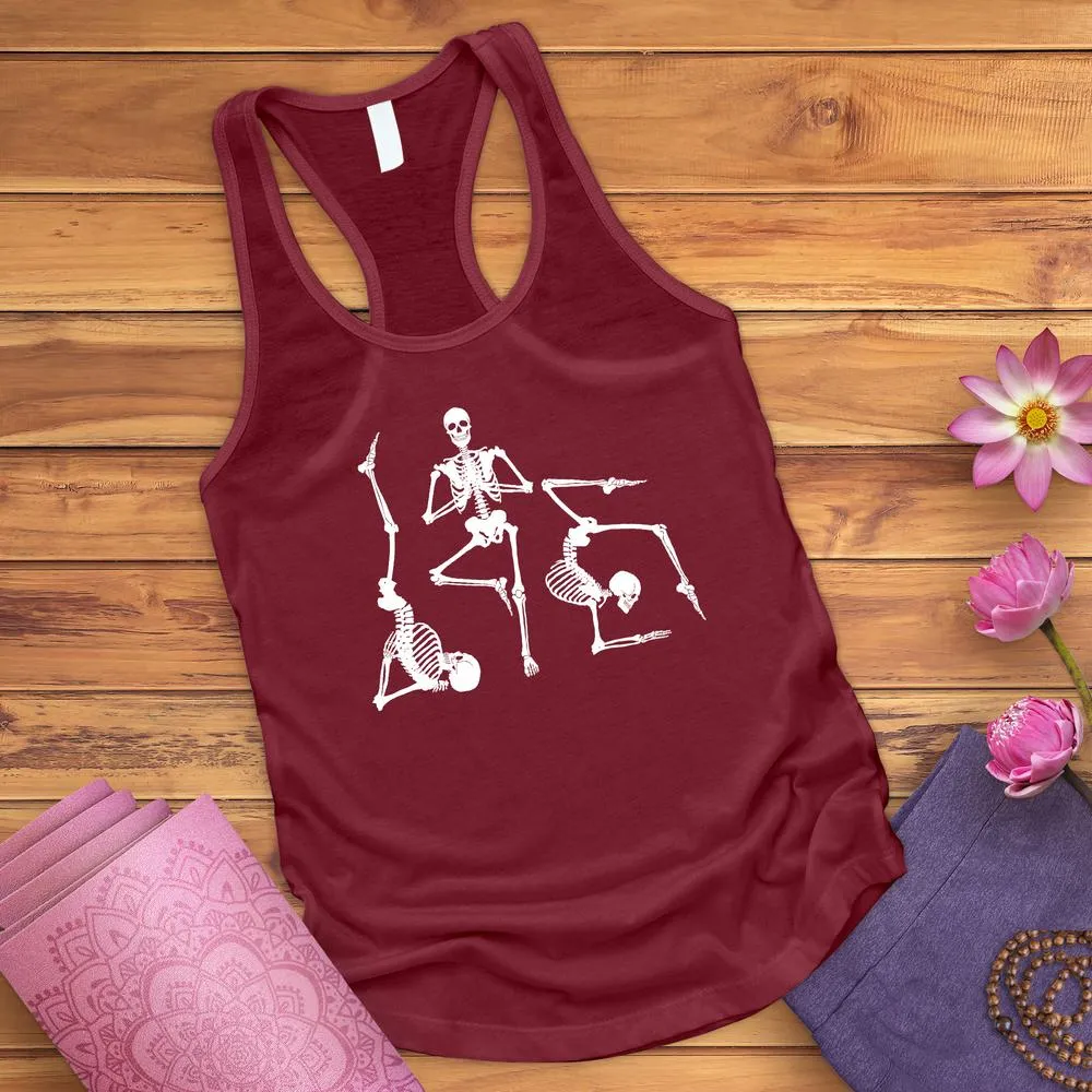 Skeleton Yoga Tank Top