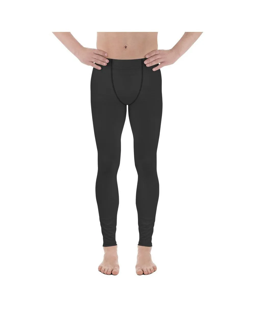 Solid Charcoal Grey Meggings