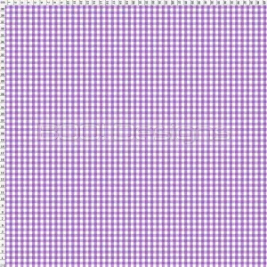 Spandex Gingham Lilac Small