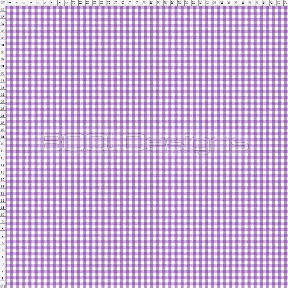 Spandex Gingham Lilac Small