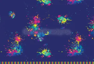 Spandex P100 Horse Jumbo Splat Navy